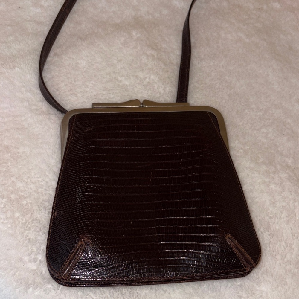 Chic Dark Brown Crossbody Bag